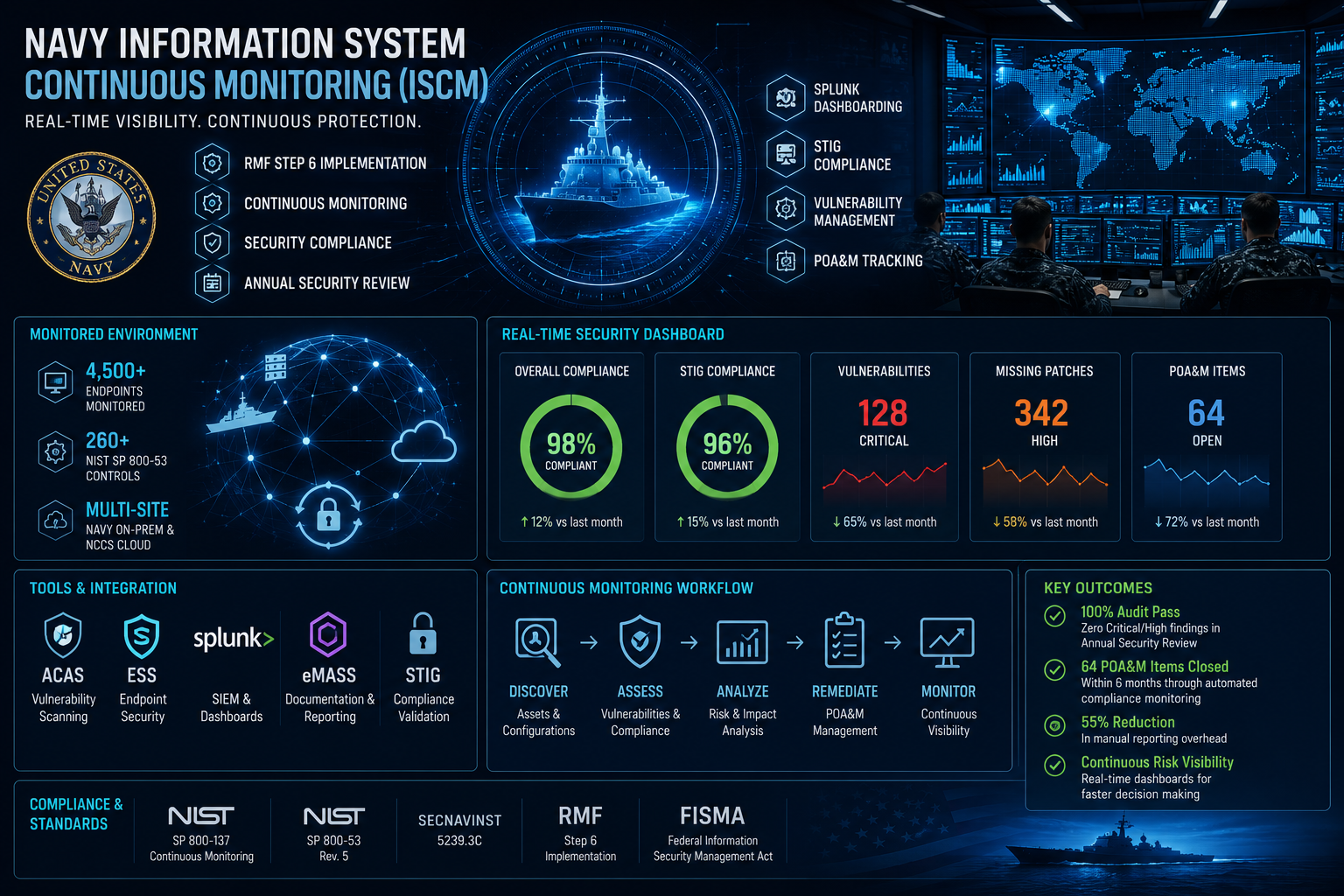 Navy Information System Continuous Monitoring (ISCM)